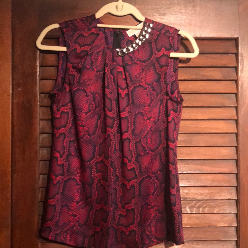 MICHAEL Michael Kors top with chain detail